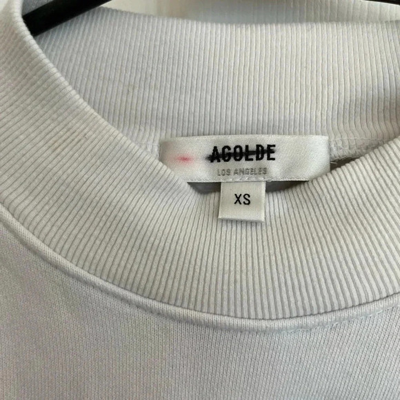 AGOLDE Round Shoulder Cotton Sweatshirt - Picture 5 of 7